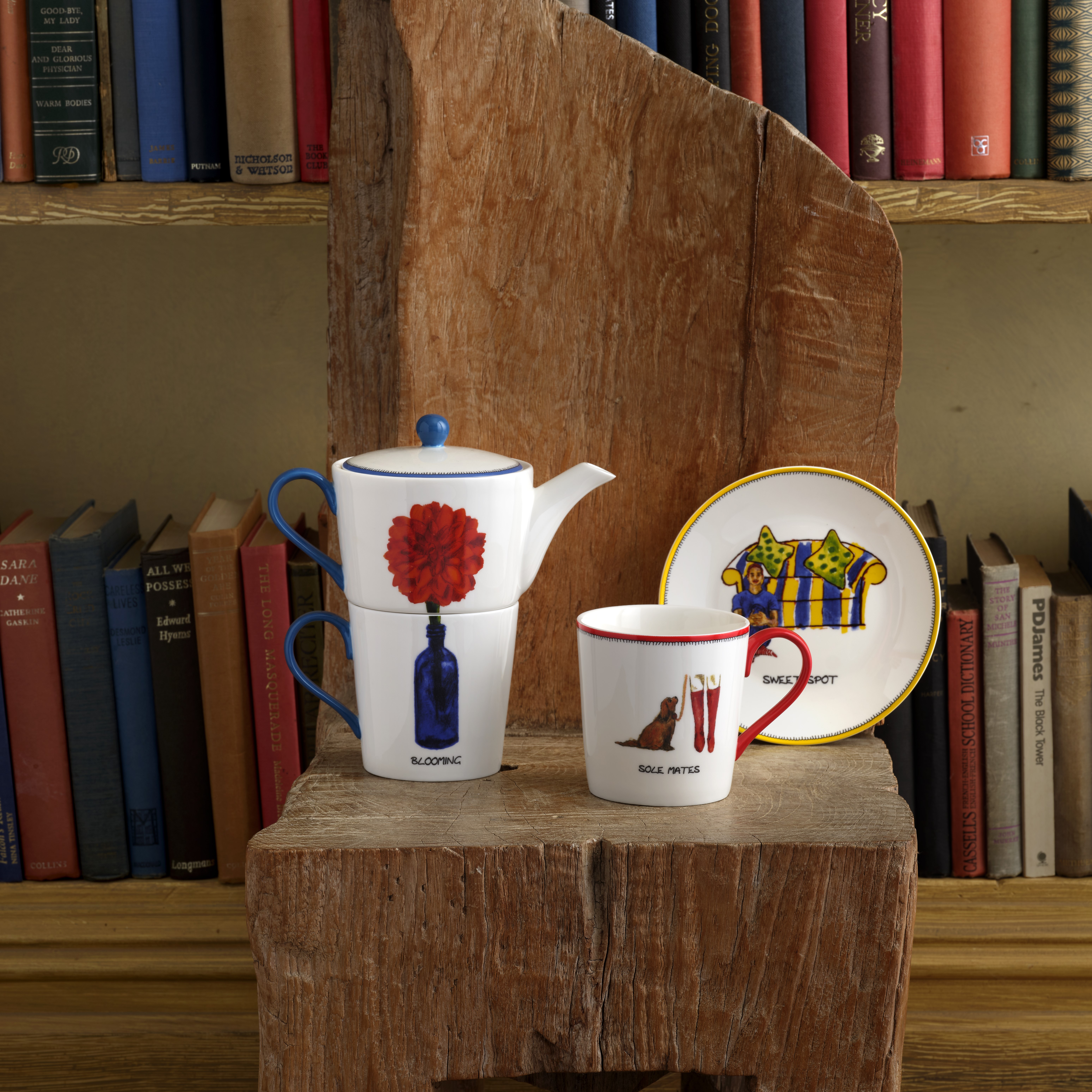 Kit Kemp Doodles Tea for One image number null